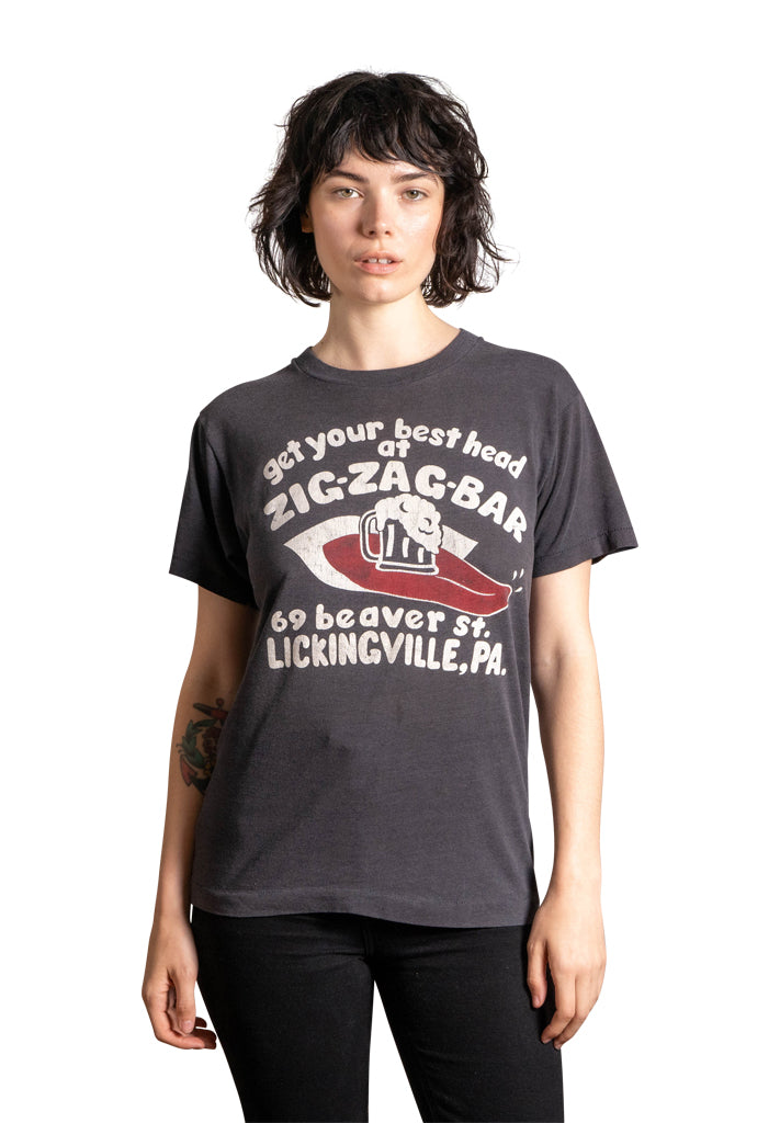 Vintage 1980’s Zig Zag Bar Naughty T-Shirt