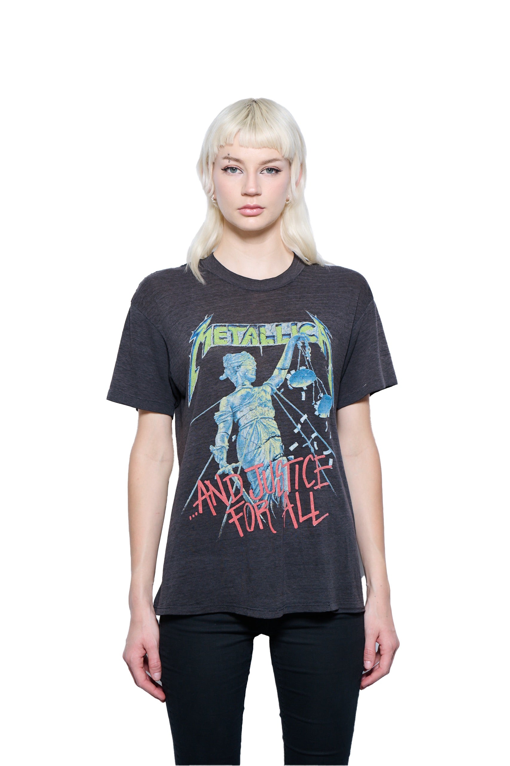 Metallica t shirt cotton on best sale