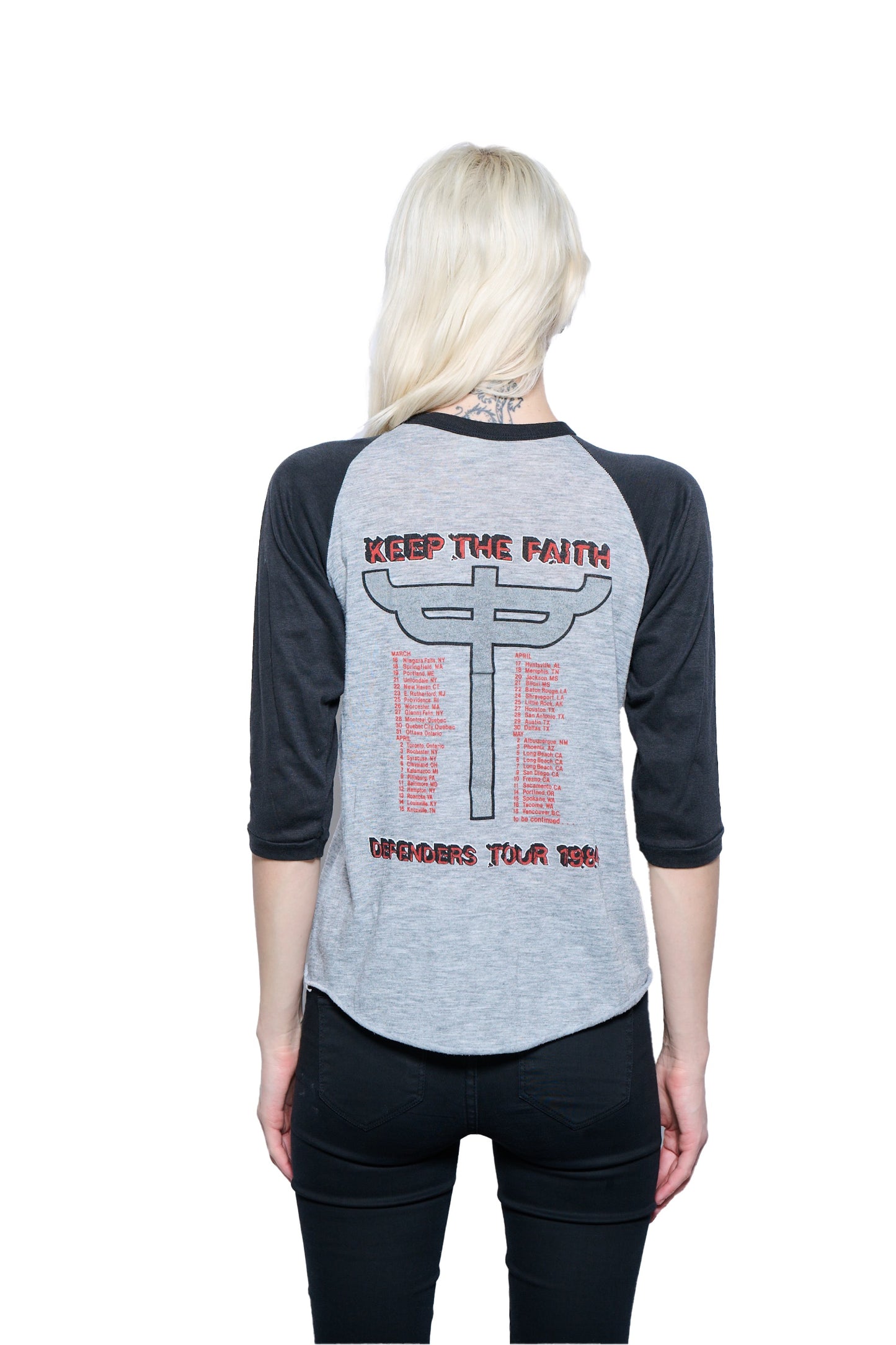 Vintage 1984 Judas Priest Tour T-Shirt