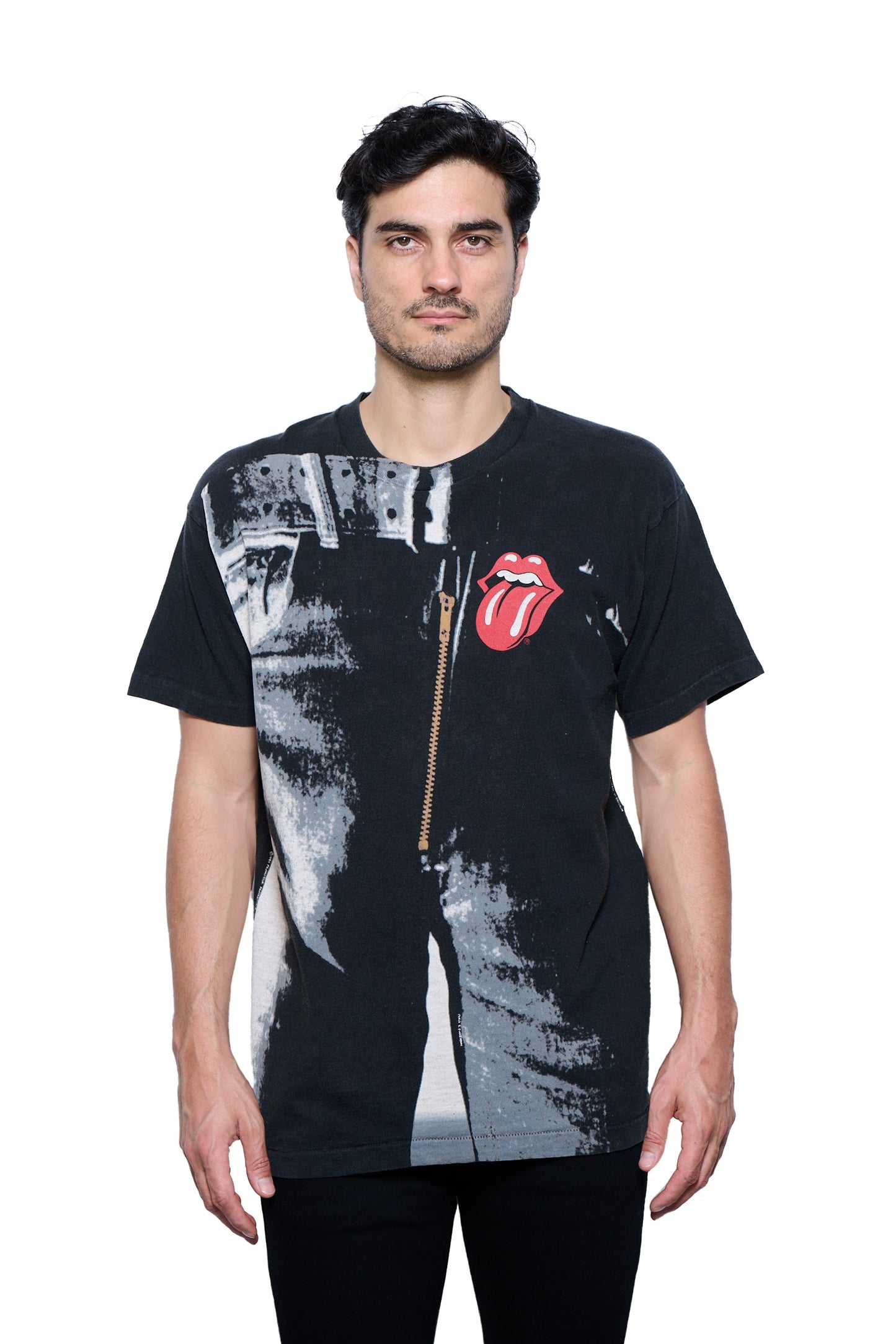 Vintage 1990's Rolling Stones Sticky Fingers Tour T-Shirt