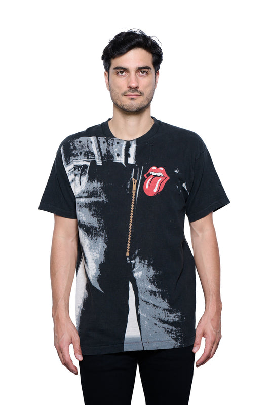Vintage 1990's Rolling Stones Sticky Fingers Tour T-Shirt