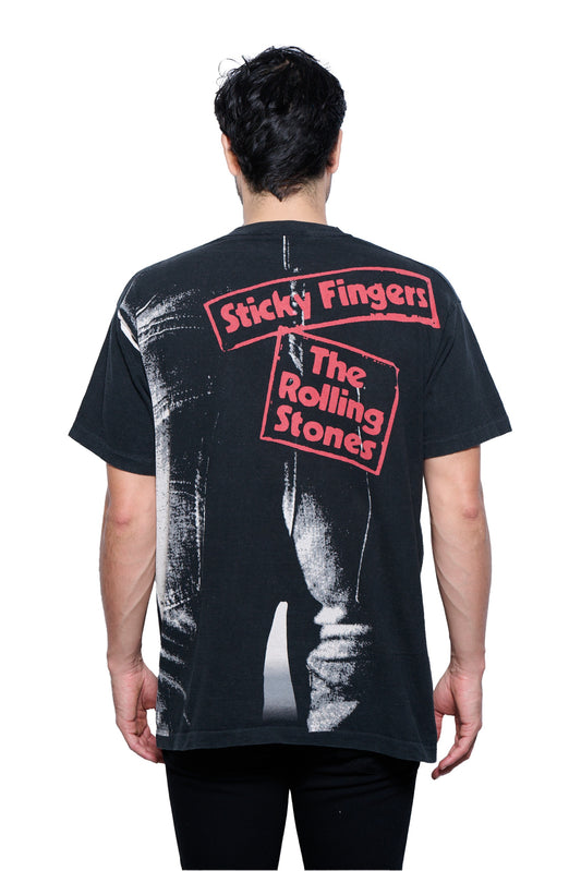 Vintage 1990's Rolling Stones Sticky Fingers Tour T-Shirt
