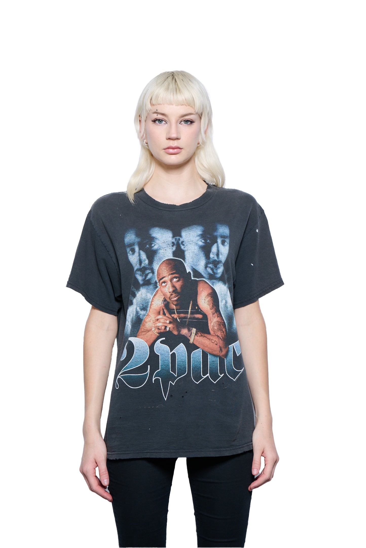 Vintage 1990's 2pac Shakur Only God... T-Shirt