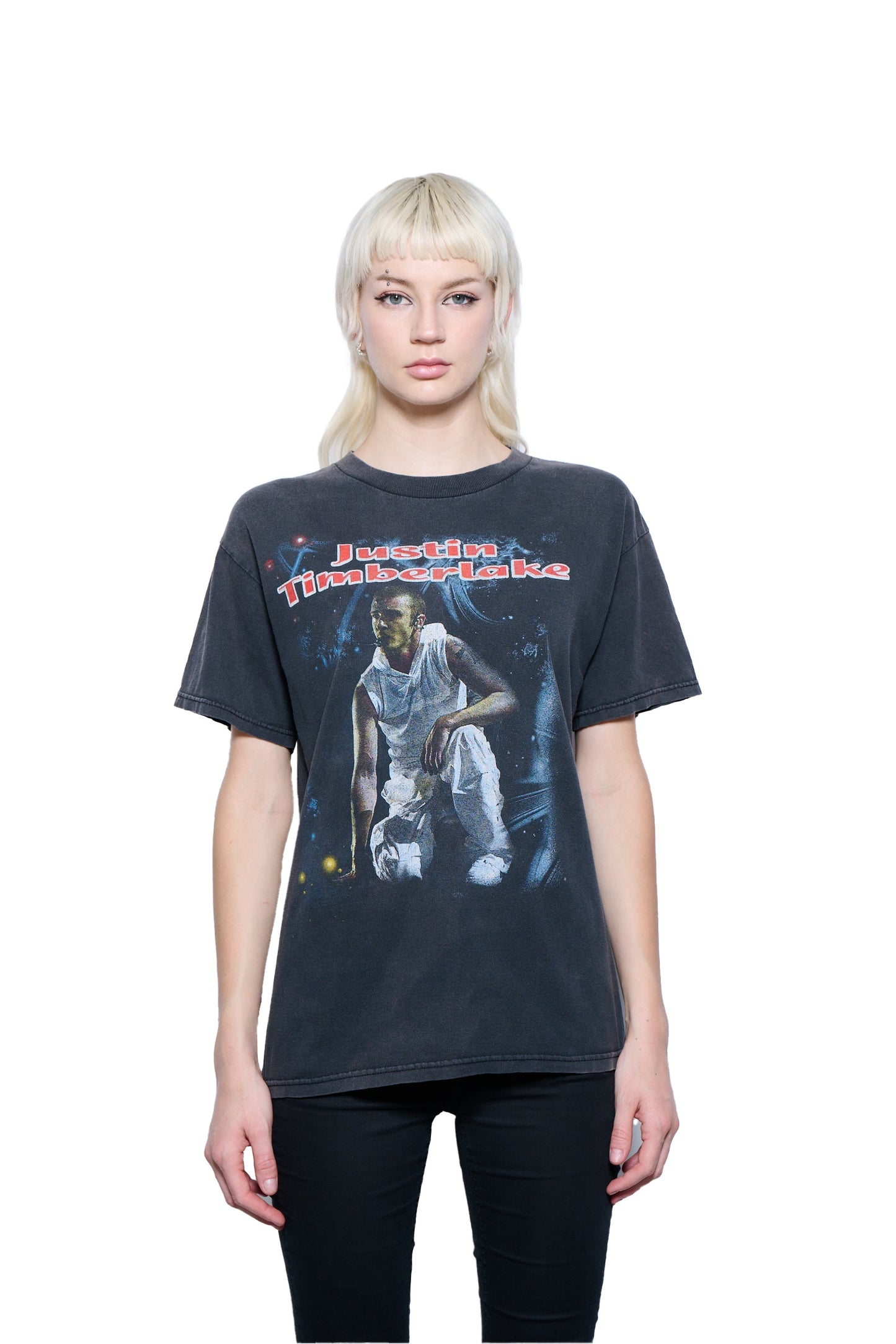 Vintage Early 2000's Justin Timberlake Bootleg Tour T-Shirt