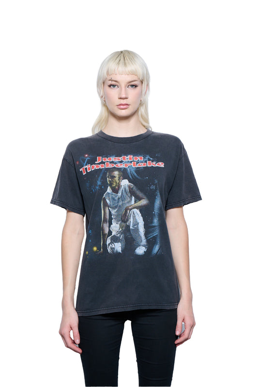 Vintage Early 2000's Justin Timberlake Bootleg Tour T-Shirt