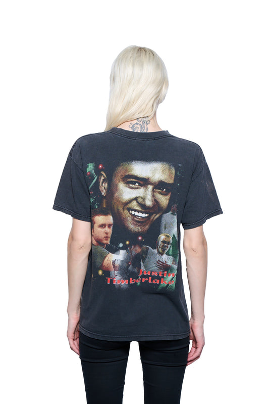 Vintage Early 2000's Justin Timberlake Bootleg Tour T-Shirt