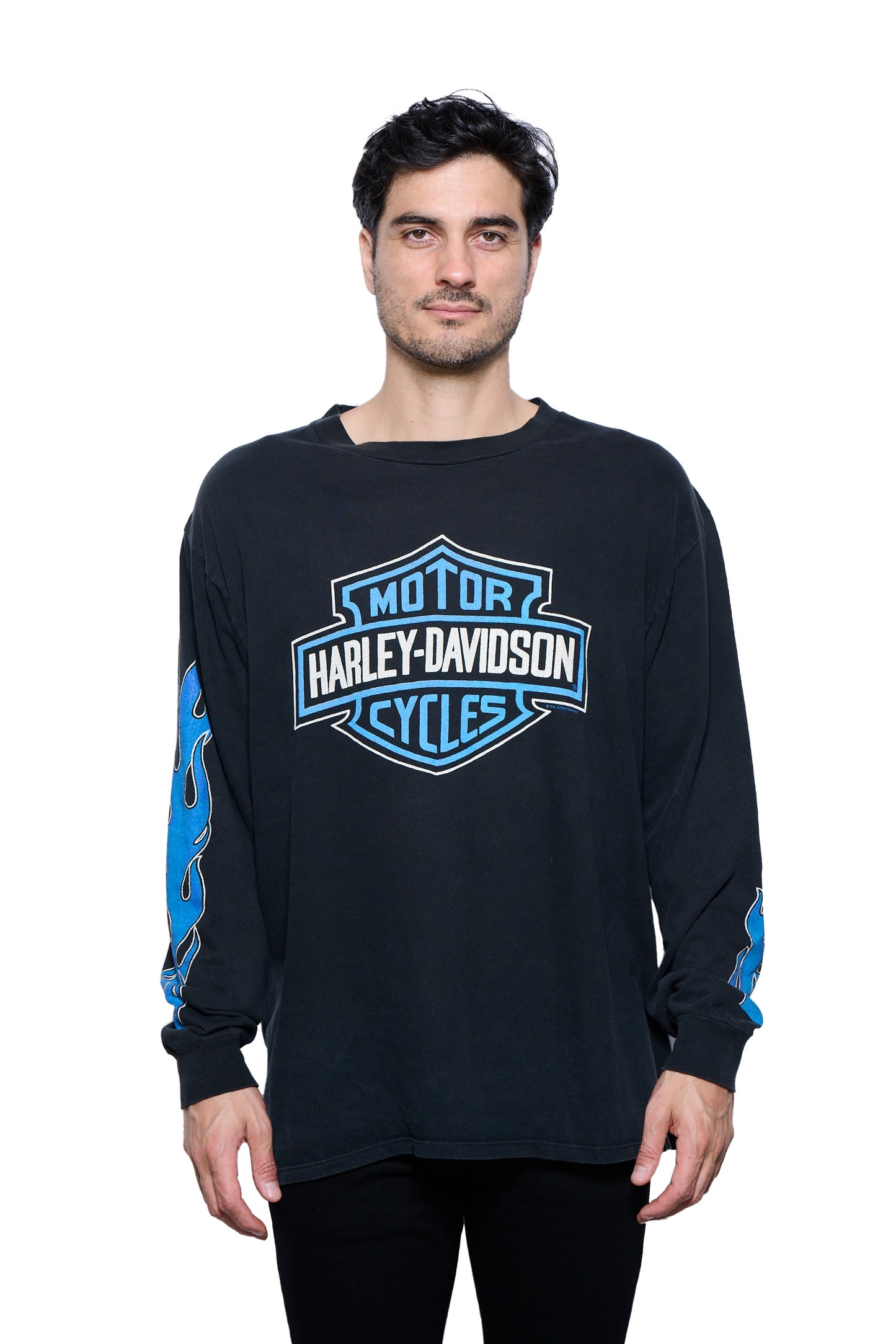 Vintage 1990's Harley Davidson Long Sleeve T-Shirt