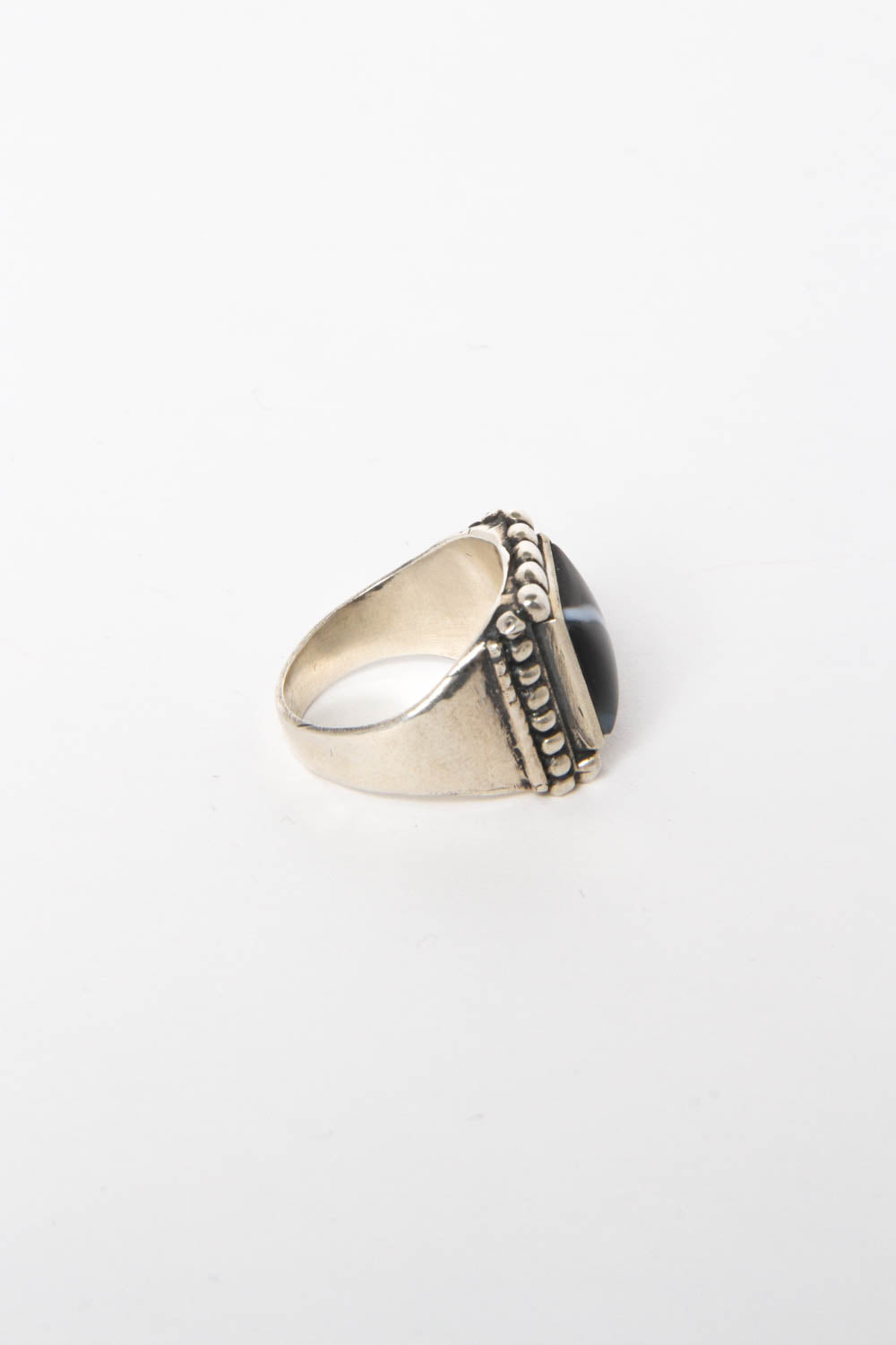 Women's Black Onyx "Marquee" Ring Size 8