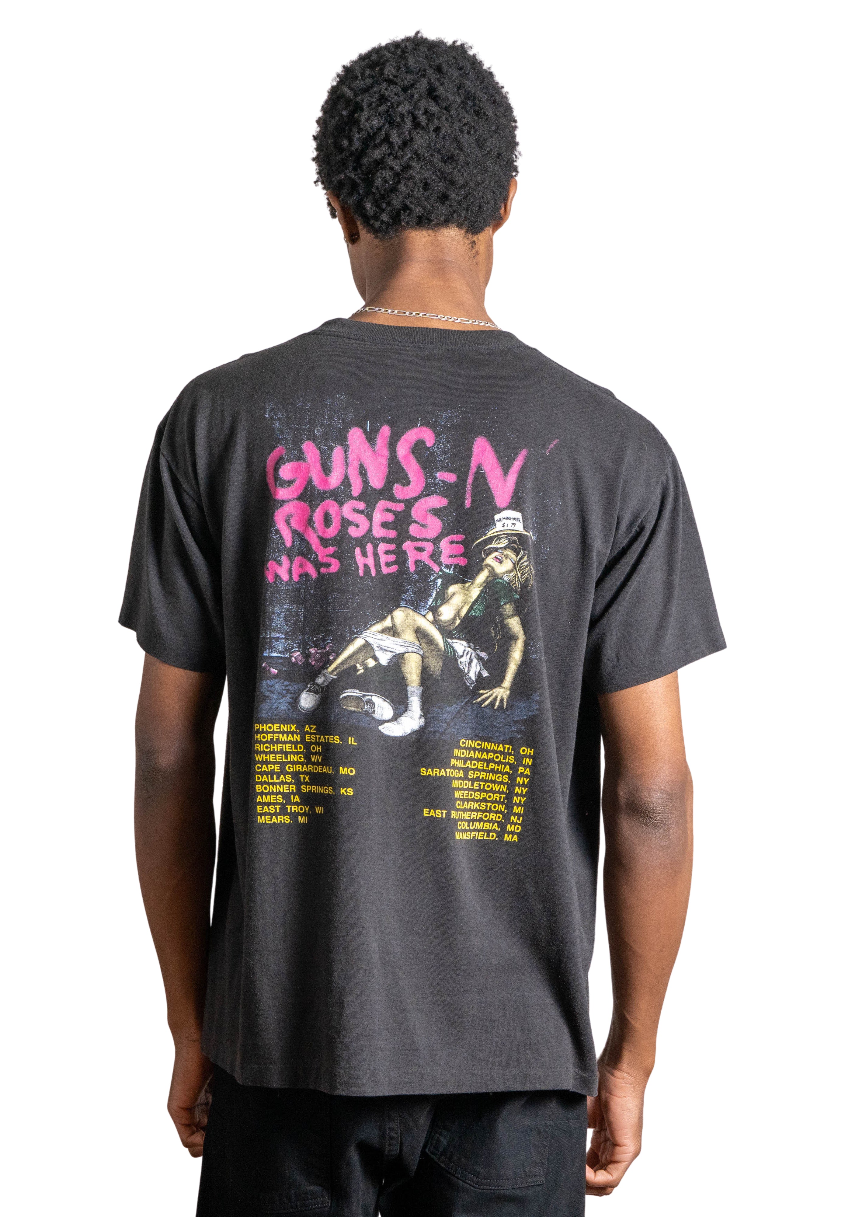 25,992円87年 GUNS N' ROSES vintage shirt ガンズ バンT