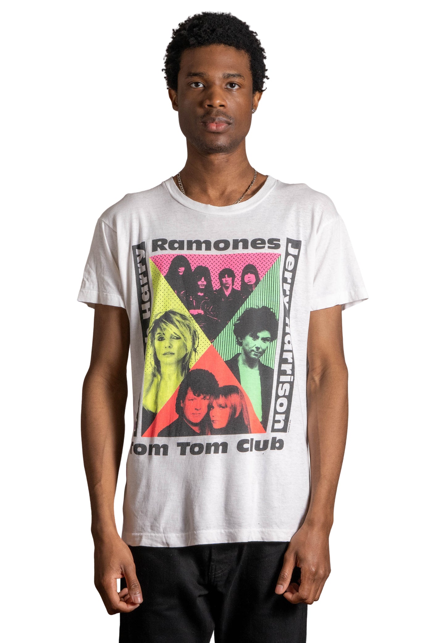 Vintage 1990 Deborah Harry & Ramones Escape From NY Tour T-Shirt