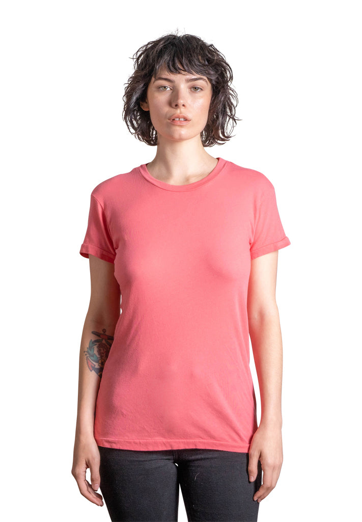 Kelly Cole Unisex Signature Blank T-Shirt - Coral