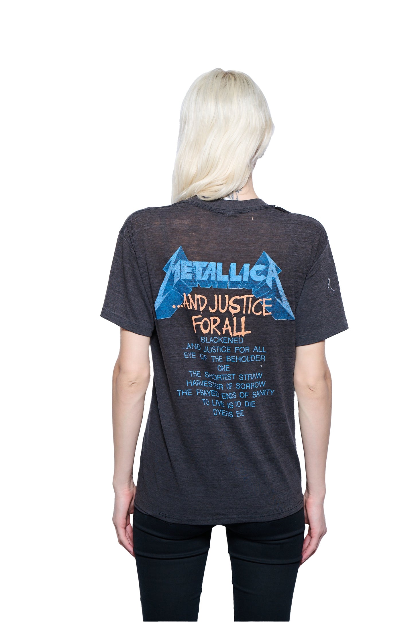 Vintage 1980's Metallica And Justice... T-Shirt