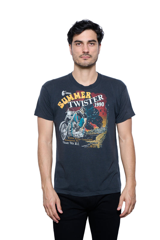 Vintage 1990 Summer Twister Biker T-Shirt