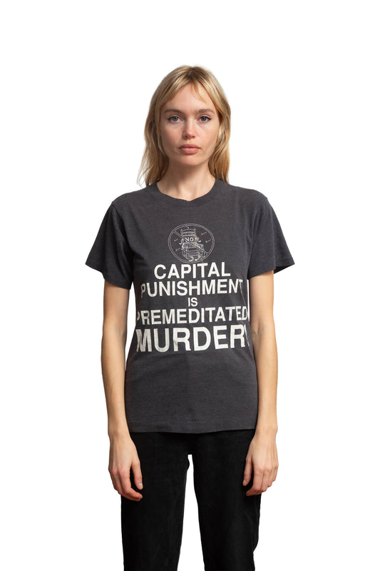1980s Capital Punishment Is Murder T-Shirt