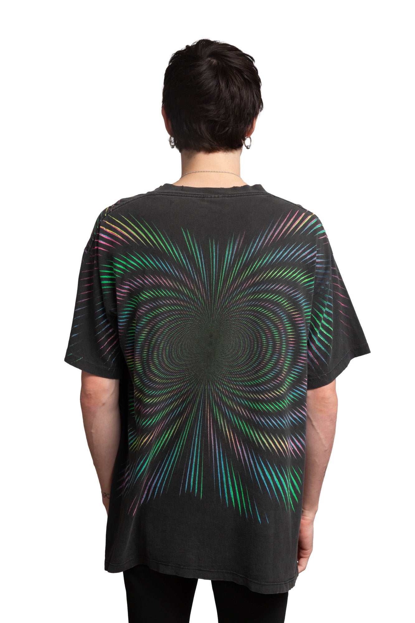 1990s Op Art Print T-Shirt