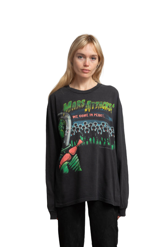 1996 Mars Attacks Long Sleeve T-Shirt