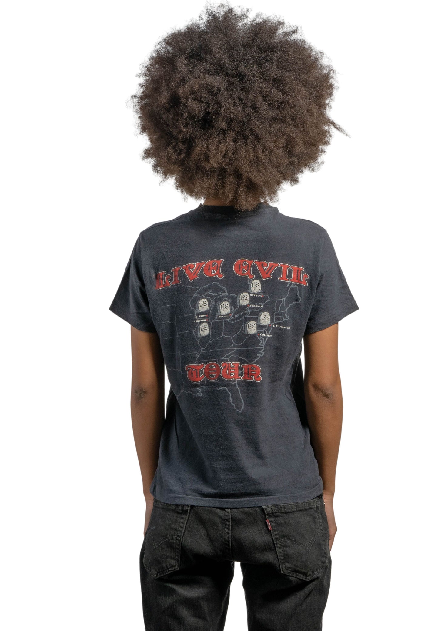 Vintage 1982 Black Sabbath Tour T Shirt