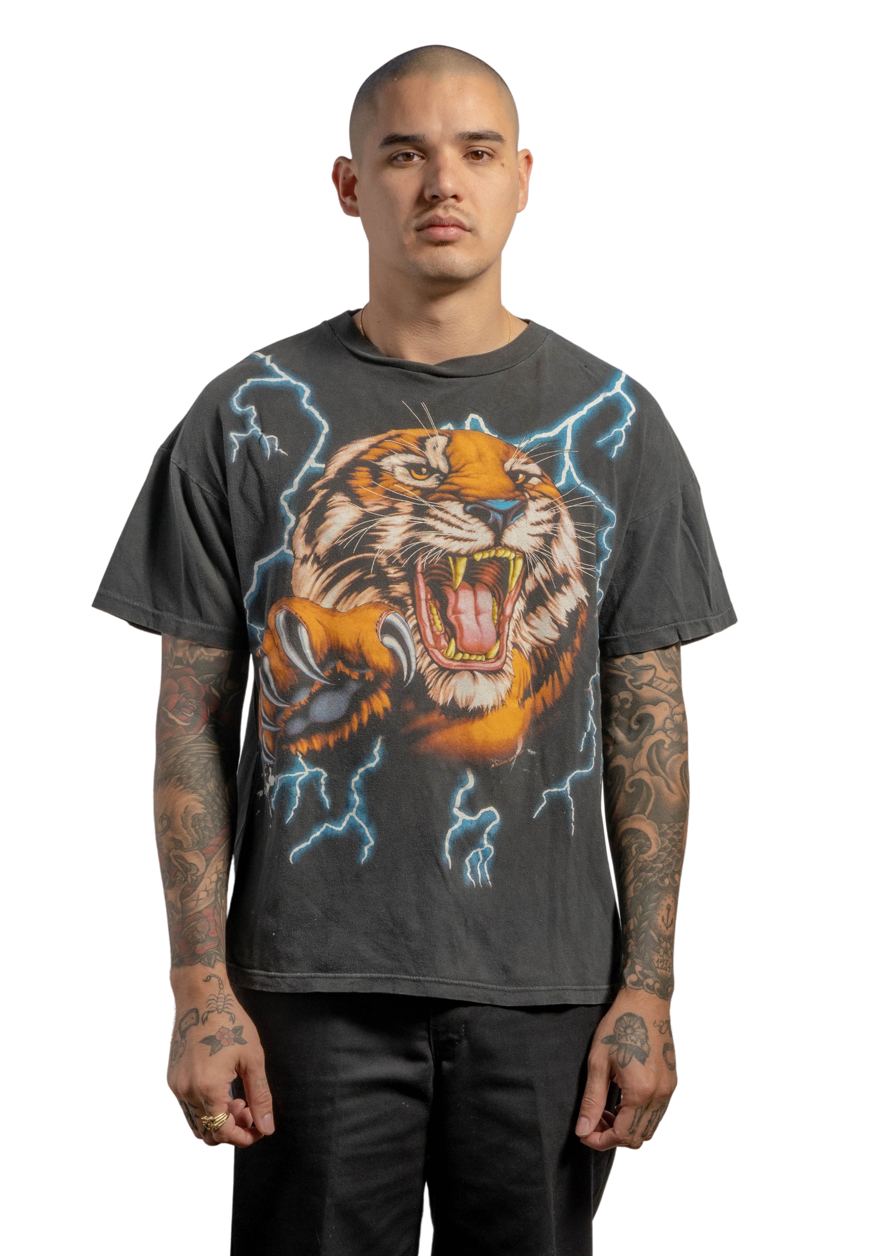 Vintage 1990s American Thunder Tiger T Shirt