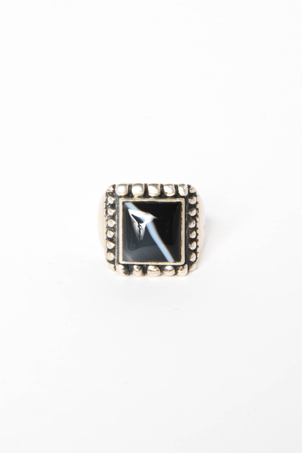 Women's Black Onyx "Marquee" Ring Size 8
